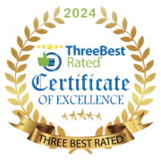 Three Best Rated Certificate of Excellence 2024