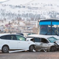 autobus en un accidente